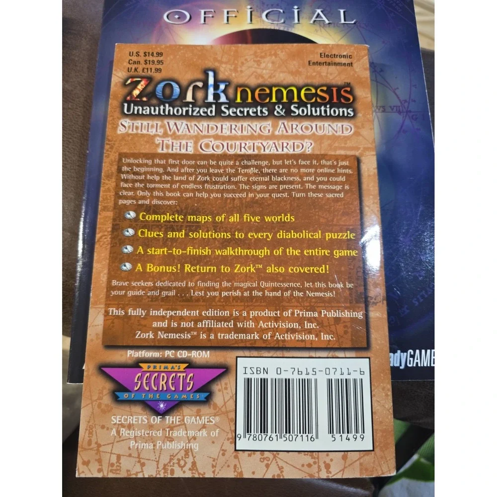 PC Gaming Reference Guides VTG Rare HTF Lot Of 5 Zork Nemesis Baldur's Gate Used